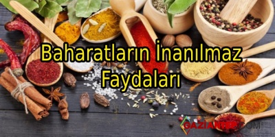 Baharatların İnanılmaz Faydaları