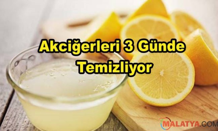 Akciğerleri 3 Günde Temizliyor