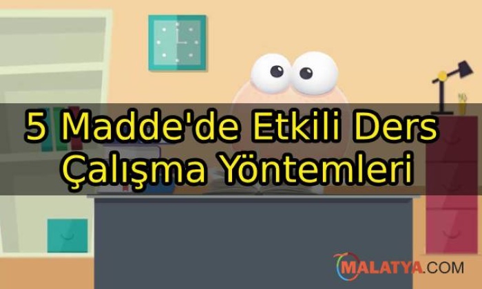 5 Madde'de Etkili Ders Çalışma Yöntemleri