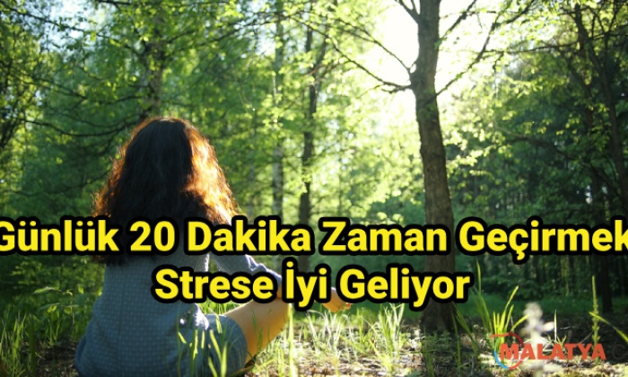 Günlük 20 Dakika Zaman Geçirmek Strese İyi Geliyor