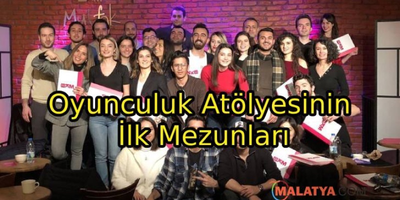 Oyunculuk Atölyesinin İlk Mezunları