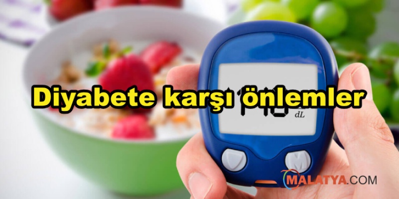 Diyabete karşı önlemler