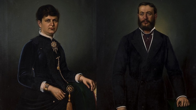 Kamondo Ailesi’ne ait 135 yıllık orijinal iki tablo ilk kez sergilendi